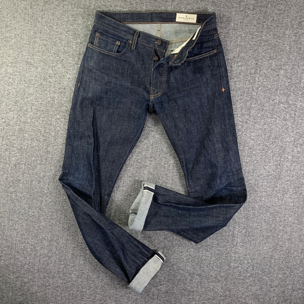 imogene + willie Dark Blue Straight Men Jeans